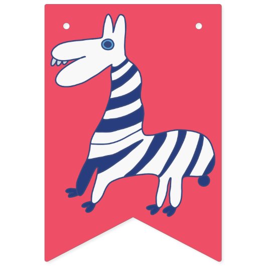 Bannière À Fanions Anniversaire enfant (Deuxième drapeau)