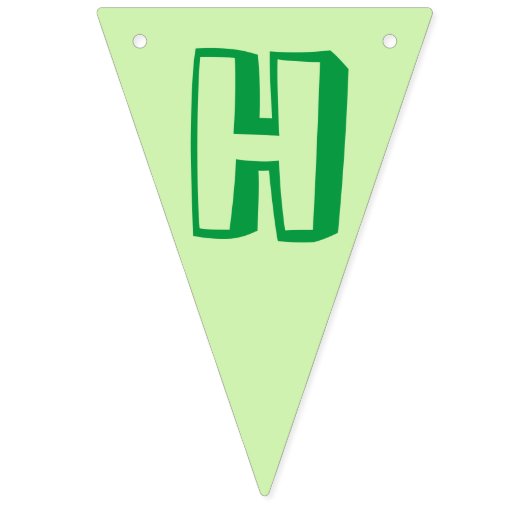 Bannière À Fanions Anniversaire Jaune Alligator Vert Crocodile (Deuxième drapeau)