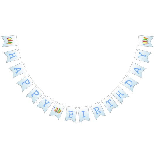 Bannière À Fanions Anniversaire Let's Chill (Tout)