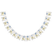 Bannière À Fanions AnniversaireOiseau rouge bleu sur Branche Fleurs j (Tout)