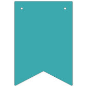 Bannière À Fanions Aqua tropical / Turquoise couleur solide SW 6767 (Deuxième drapeau)