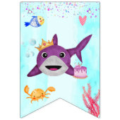 Bannière À Fanions Aquarelle coupe Birthday Sharthday Party (Premier drapeau)