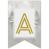 Bannière À Fanions arc d'argent du ☆HAPPY BIRTHDAY☆ (Troisième drapeau)