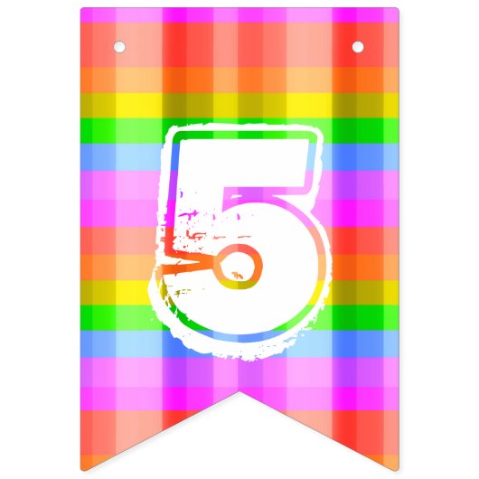 Bannière À Fanions Arc-en-ciel (Premier drapeau)