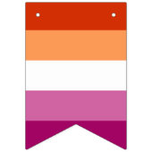 Bannière À Fanions Arc en ciel Indicateurs de Bunting LGBTQIA+ (Troisième drapeau)