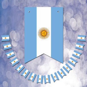 Bannière À Fanions Argentina Flag & Party Argentina Banners /Weddings