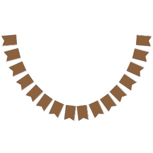 Bannière À Fanions Arrière-plan marron ton terne rustique – Mariage