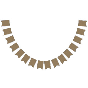 Bannière À Fanions arrière - plan rayé marron et beige