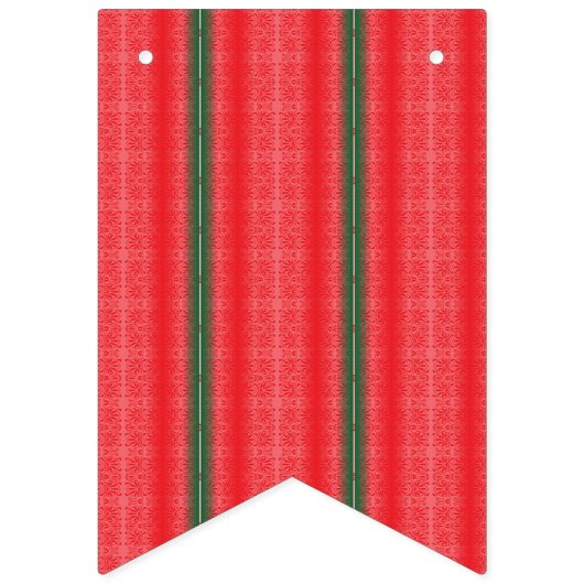 Bannière À Fanions arrière - plan rayé rouge et vert (Premier drapeau)