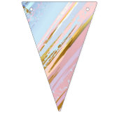 Bannière À Fanions Arrière - plan rose texturé (Deuxième drapeau)