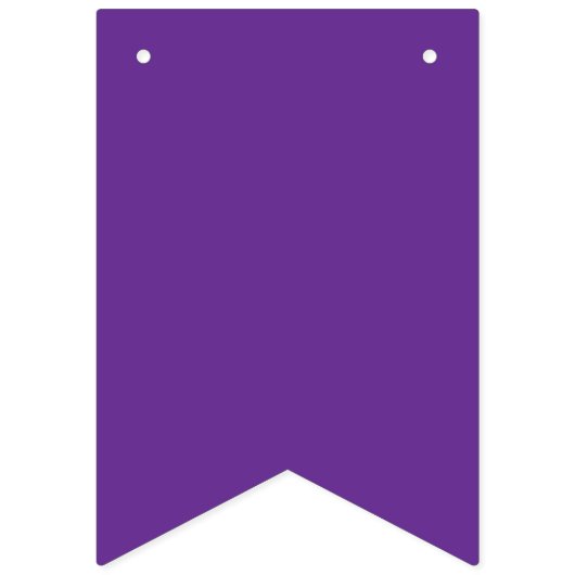 Bannière À Fanions arrière - plan violet avec bordure blanche (Troisième drapeau)