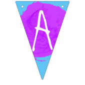 Bannière À Fanions Art Party Anniversaire de l'âge (Deuxième drapeau)