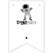 Bannière À Fanions Astronaute de la Space Party, Anniversaire (Premier drapeau)