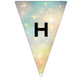 Bannière À Fanions Attention Intergalactique Plaque Anniversaire (Deuxième drapeau)