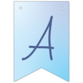 Bannière À Fanions Au-dessus de la lune et des étoiles fête d'anniver (Troisième drapeau)