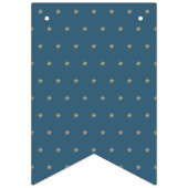 Bannière À Fanions Au-dessus du Baby shower de la Lune Pavillon bleu (Premier drapeau)