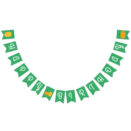 Bannière À Fanions Automne Citrouille Patch 1er Anniversaire Thème de (Tout)