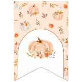 Bannière À Fanions Automne Sweet Little citrouille anniversaire (Premier drapeau)