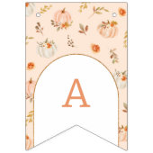 Bannière À Fanions Automne Sweet Little citrouille anniversaire (Troisième drapeau)