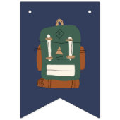 Bannière À Fanions Aventure Camping (Premier drapeau)