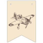 Bannière À Fanions avion, voiture de course, hélicoptère, BUNNING BAN (Premier drapeau)