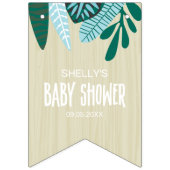 Bannière À Fanions Baby Aqua Tropical À Bord (Deuxième drapeau)