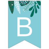 Bannière À Fanions Baby Aqua Tropical À Bord (Troisième drapeau)