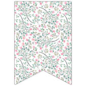 Bannière À Fanions Baby shower Bougainvillea (Premier drapeau)