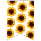 Bannière À Fanions Baby shower d'accueil pour tournesol Automne (Premier drapeau)