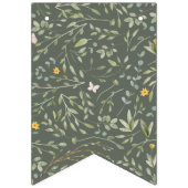 Bannière À Fanions Baby shower d'amis de la forêt (Premier drapeau)