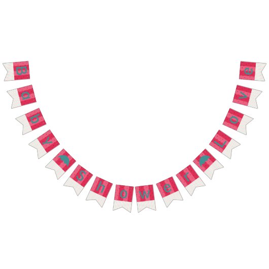 Bannière À Fanions Baby shower de Bunling "Umbrella Watermelon" (Tout)