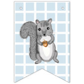 Bannière À Fanions Baby shower de créature Woodland (Troisième drapeau)