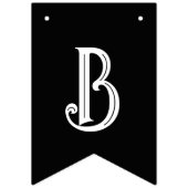 Bannière À Fanions Baby shower de tatouage gothique pour bébé (Deuxième drapeau)