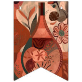 Bannière À Fanions Baby shower en terre cuite (Premier drapeau)