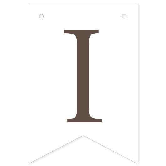 Bannière À Fanions Baby shower forestier (Deuxième drapeau)