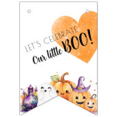 Bannière À Fanions Baby shower Halloween Un petit garçon (Troisième drapeau)