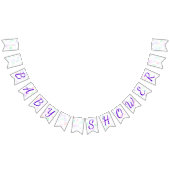 Bannière À Fanions Baby shower Rainbow Soap Bubbles (Tout)