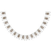 Bannière À Fanions Baby shower rustique Burlap Mason Jar (Tout)