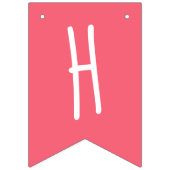 Bannière À Fanions Baby shower Snoopy et Balloons (Troisième drapeau)