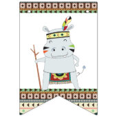 Bannière À Fanions Baby shower tribal (Deuxième drapeau)