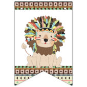 Bannière À Fanions Baby shower tribal (Troisième drapeau)