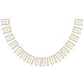 Bannière À Fanions Bachelorette Party Golf Gold Parties scintillant & (Tout)