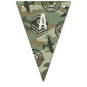 Bannière À Fanions Badges militaires (Troisième drapeau)