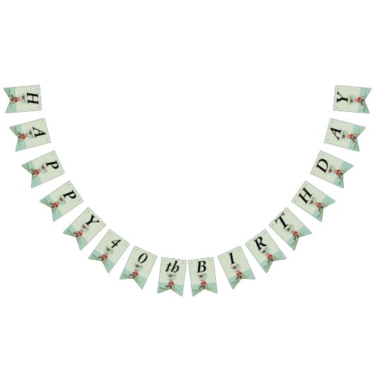 Bannière À Fanions Baignade victorienne Beauté Parasol Bleu nageurs (Tout)