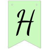 Bannière À Fanions Balcons d'aquarelle fête d'anniversaire (Deuxième drapeau)