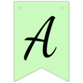 Bannière À Fanions Balcons d'aquarelle fête d'anniversaire (Troisième drapeau)