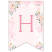 Bannière À Fanions Ballerina rose joyeux anniversaire fille bund bann (Deuxième drapeau)