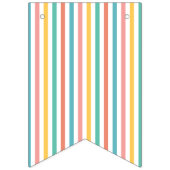 Bannière À Fanions Bande arc-en-ciel et saut d'anniversaire spot (Premier drapeau)