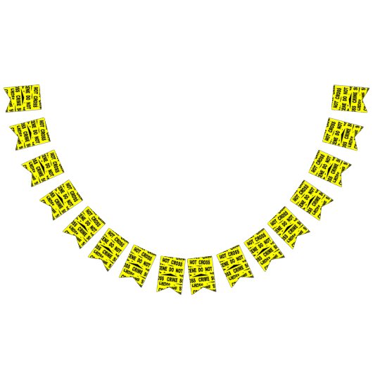 Bannière À Fanions Bande de scène de crime (Tout)