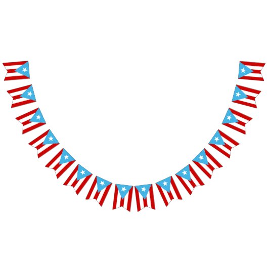 Bannière À Fanions Bandera De Porto Rico Azul Celeste (Tout)